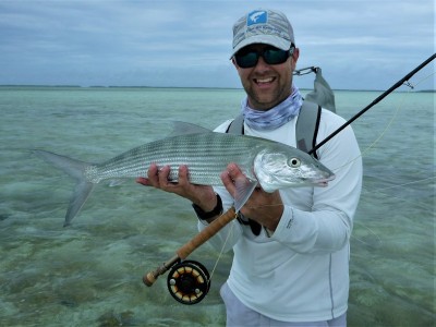 First fish of the trip 70cm of stud Bonefish