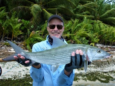 Terry Clark with another big Bonefish